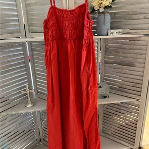 a new day Bold Orange Maxi Dress